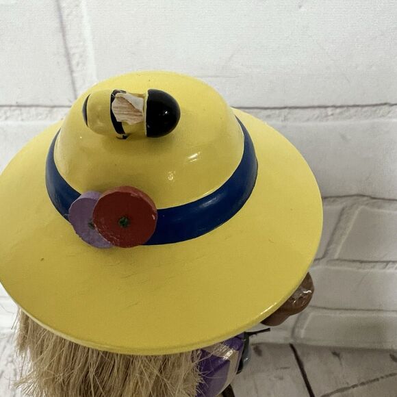 Lady Gardener Wood Nutcracker Erzebirge Germany Christian Ulbricht - Picture 9 of 16